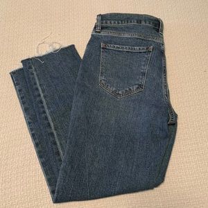 Raw Hem Boyfriend Jeans